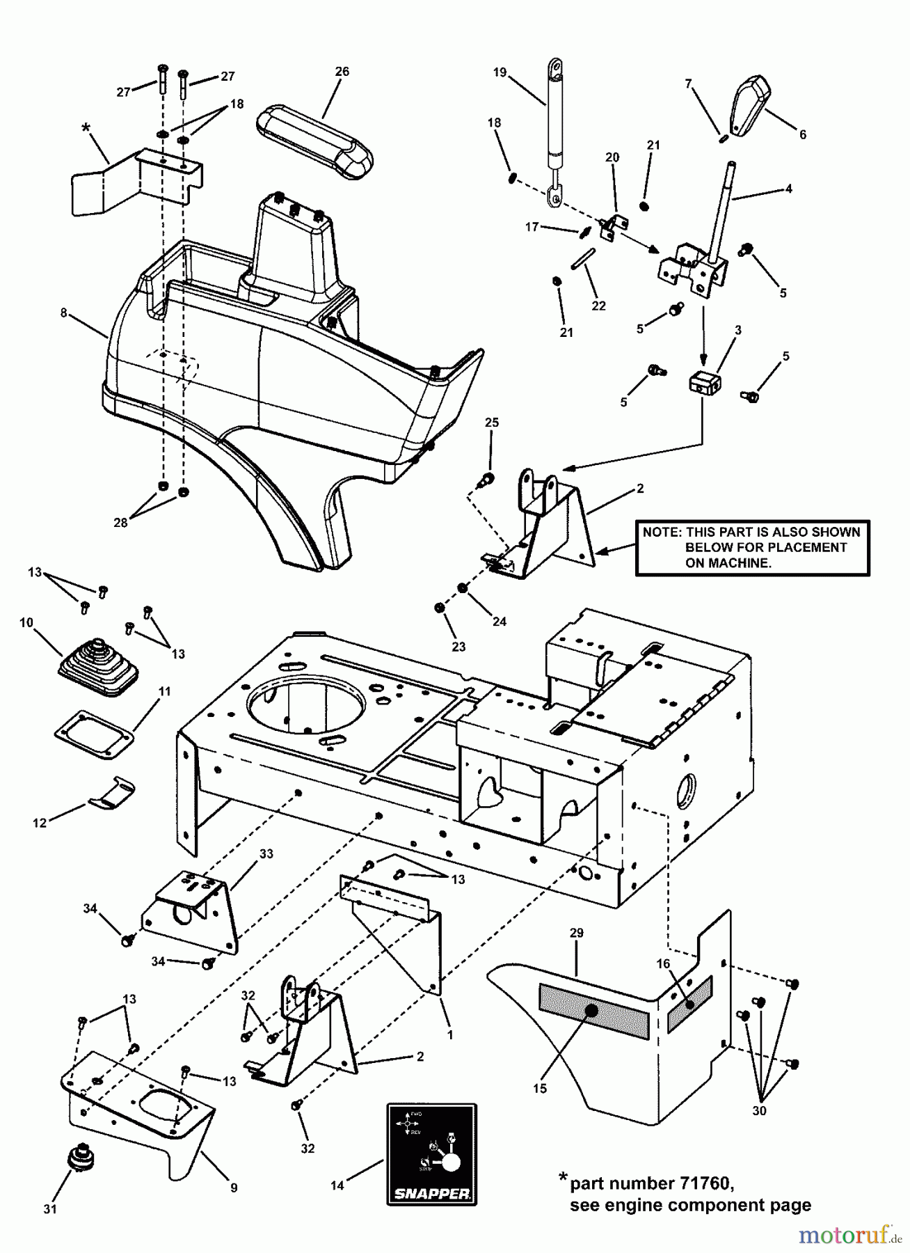  Snapper Nullwendekreismäher, Zero-Turn YZ18426BVE (85695) - Snapper 42