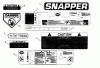 Snapper PP71401KWV - Wide-Area Walk-Behind Mower, 14 HP, Gear Drive, Pistol Grip, Series 1 Pièces détachées Decals