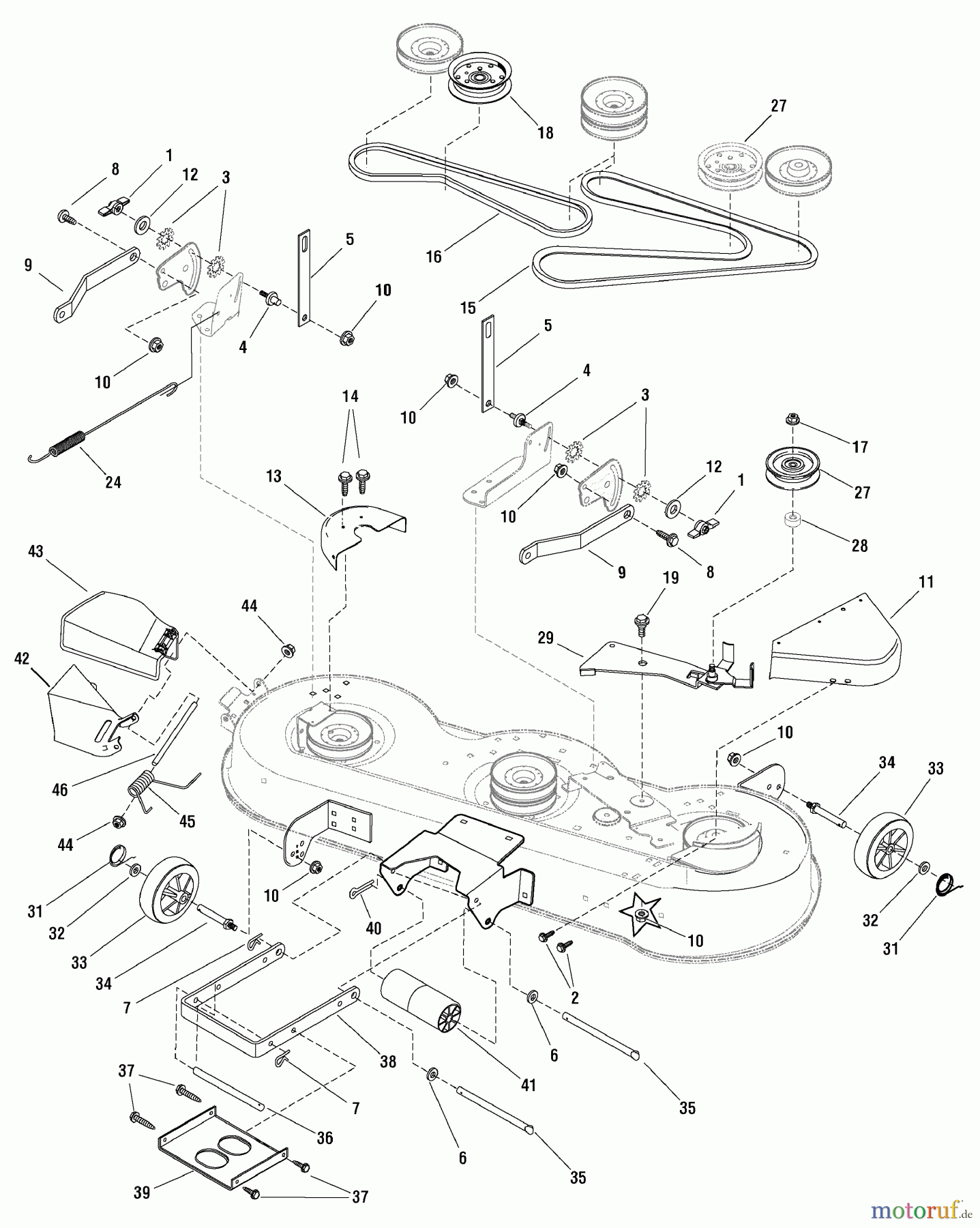  Snapper Rasen- und Gartentraktoren LT23460AWSC (7800542) - Snapper 46