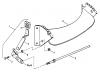 Snapper RP21501 - 21" Walk-Behind Mower, 5 HP, Steel Deck, Recycling, Series 1 Pièces détachées Front Wheel Bracket