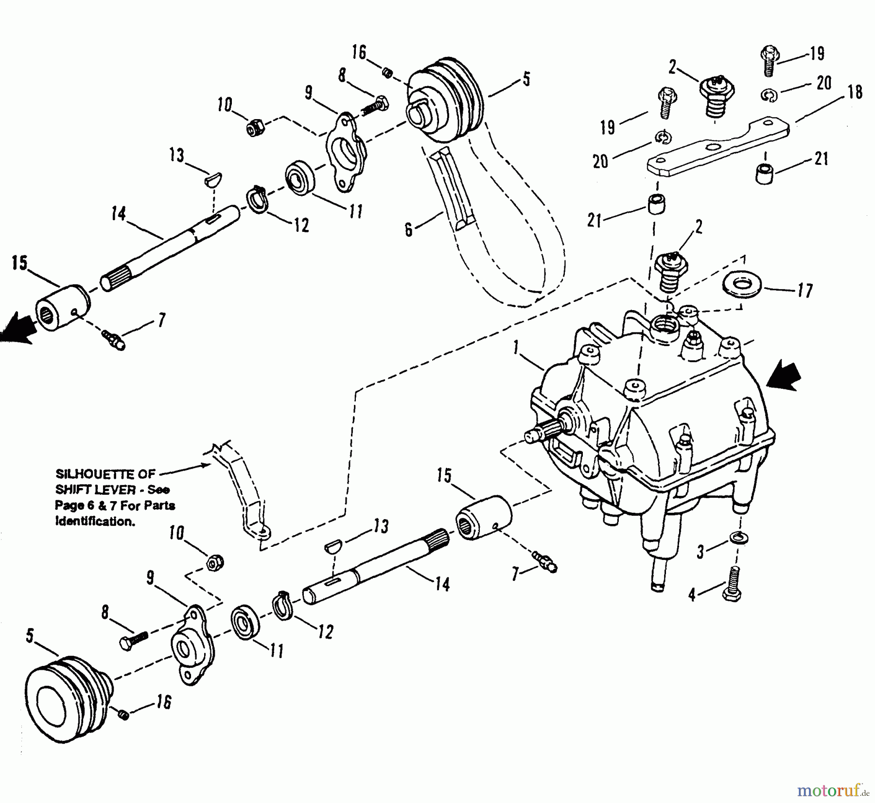  Snapper Rasenmäher für Großflächen SPL140KH - Snapper Wide-Area Walk-Behind Mower, 14 HP, Gear Drive, Loop Handle, Series 0 Transmission Drive Assembly