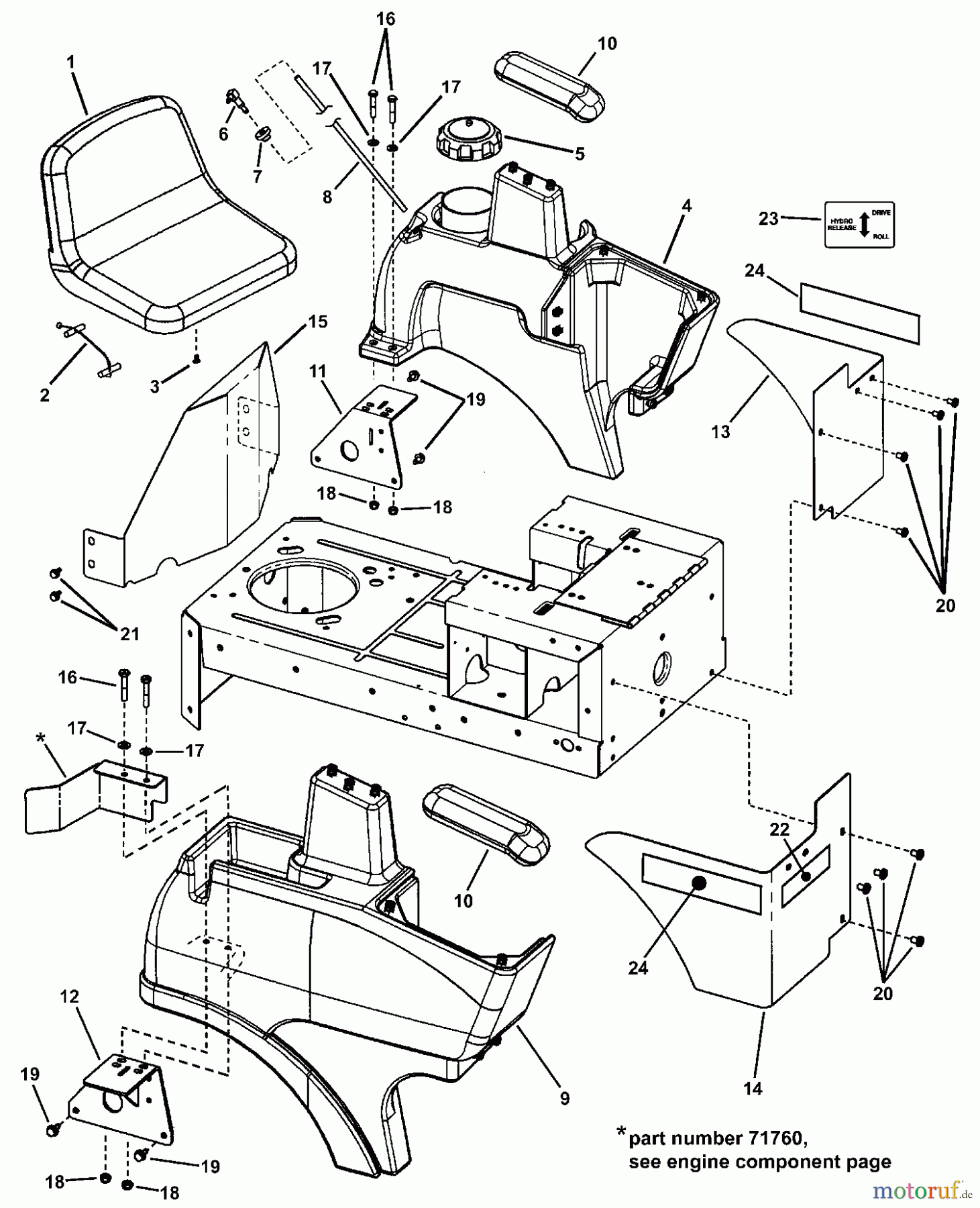  Snapper Nullwendekreismäher, Zero-Turn SZT20486BVE (85682) - Snapper 48