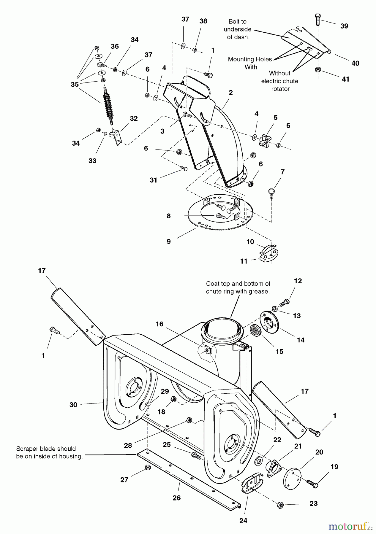  Snapper Schneefräsen 11327E (1694604) - Snapper 32