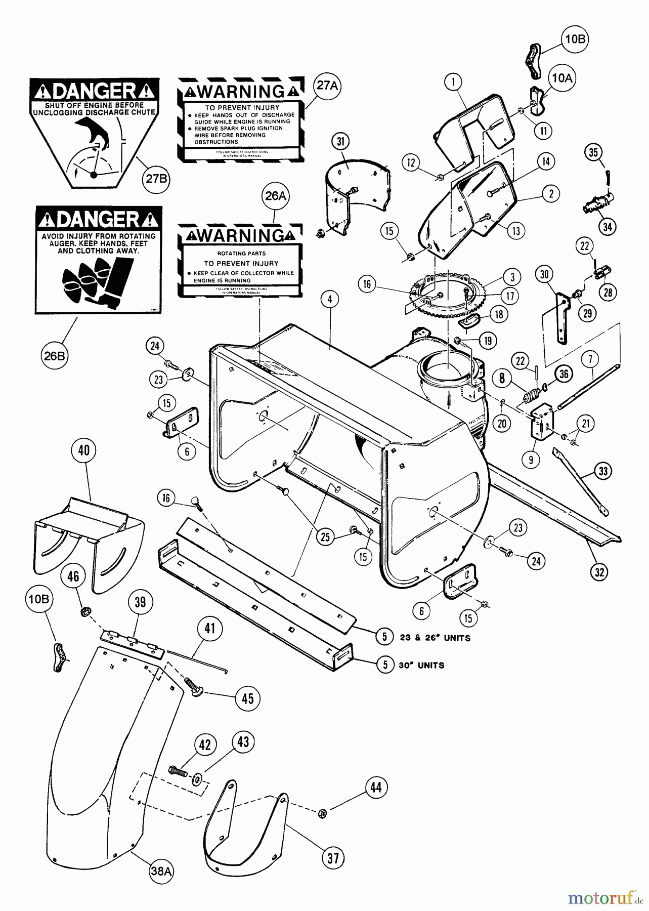  Snapper Schneefräsen 8260 - Snapper 26