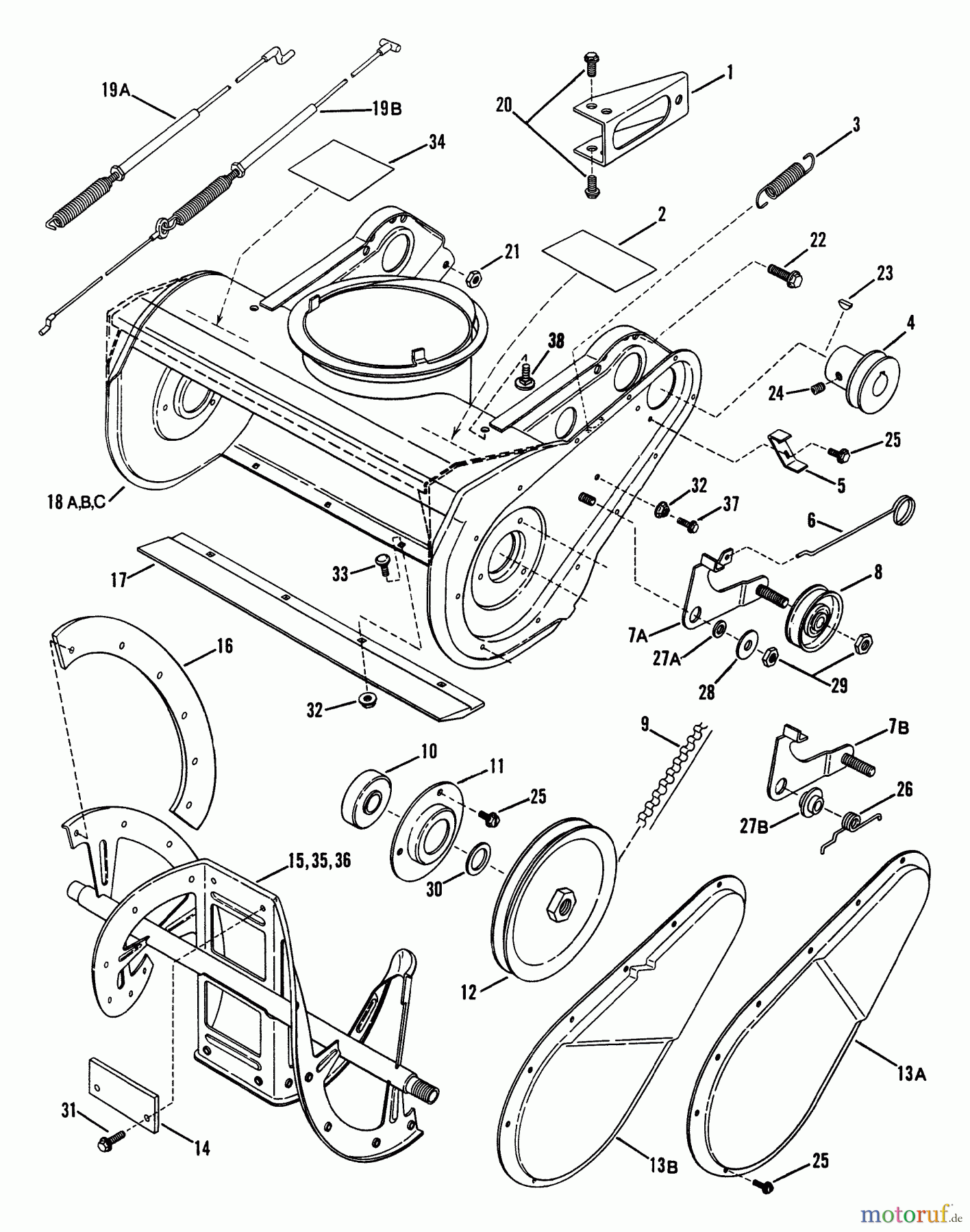  Snapper Schneefräsen 3200 - Snapper 20