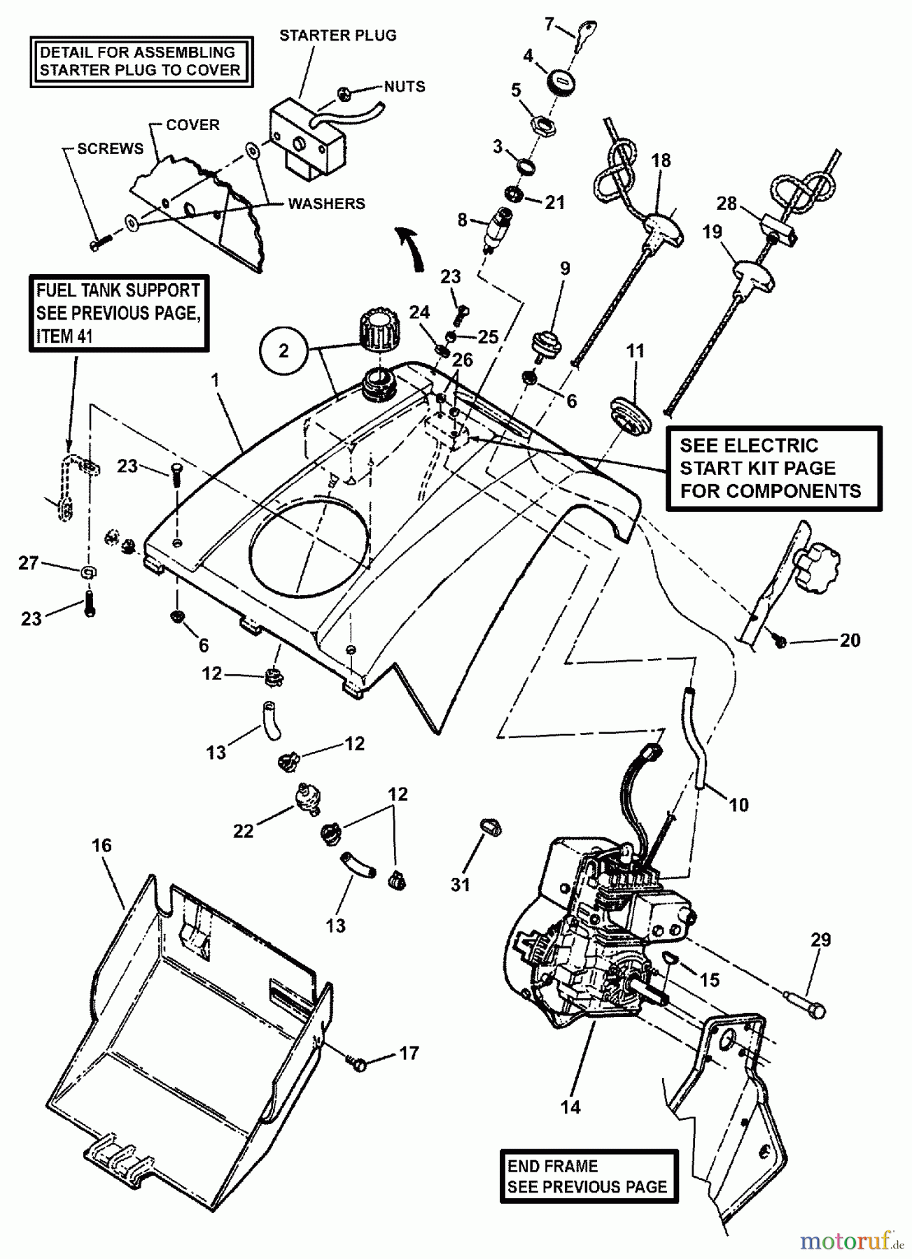  Snapper Schneefräsen LE3171R (7085660) - Snapper 17