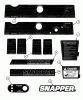 Snapper LE3170R (80370) - 17" Snowthrower, 3 HP, Single Stage, Series 0 Pièces détachées DECALS (94 MODEL YEAR & EARLIER)