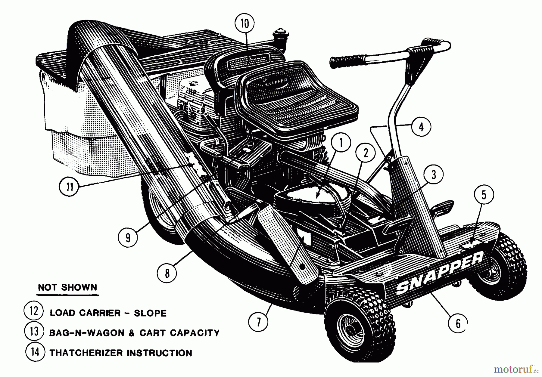  Snapper Reitermäher 3081 - Snapper 30