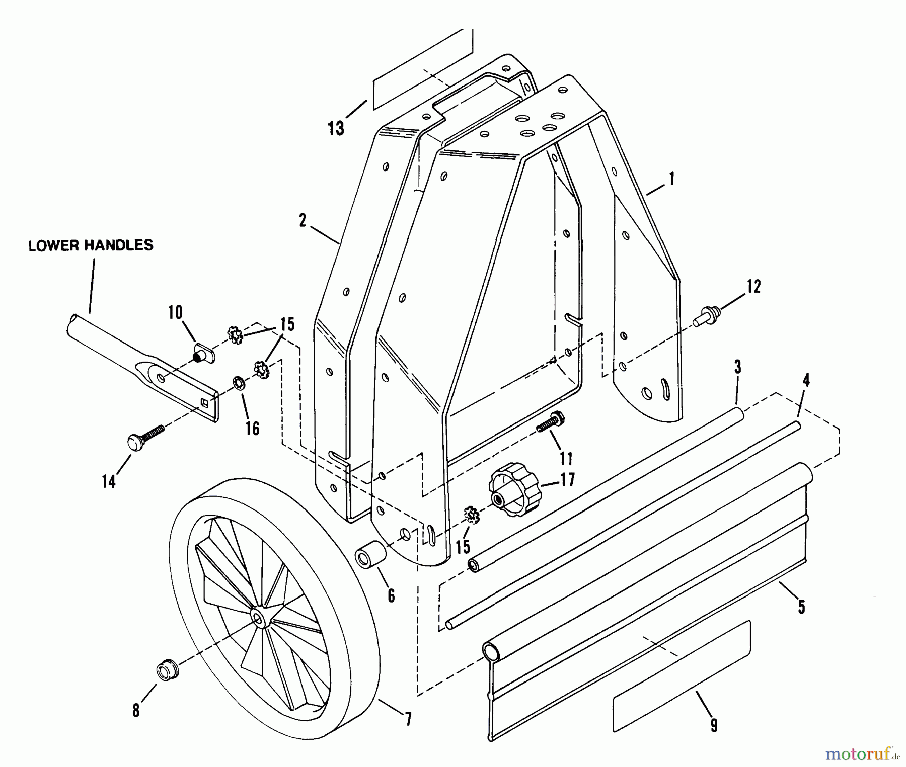  Snapper Trimmer RT2151 - Snapper Walk-Behind Trimmer RT2151 Frame