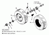 Snapper 2681 - 26" Rear-Engine Rider, 8 HP, Series 1 Pièces détachées Wheels - Front