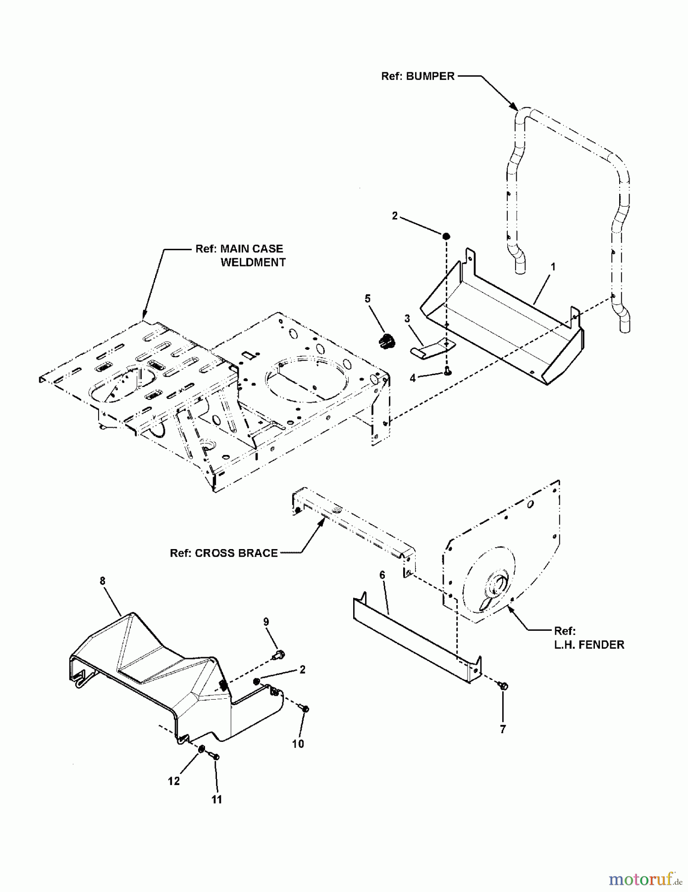  Snapper Zubehör. Rasenmäher 7060947 - Snapper Bag N-Wagon, 30 Bushel E2812523BVE (7800658) 28