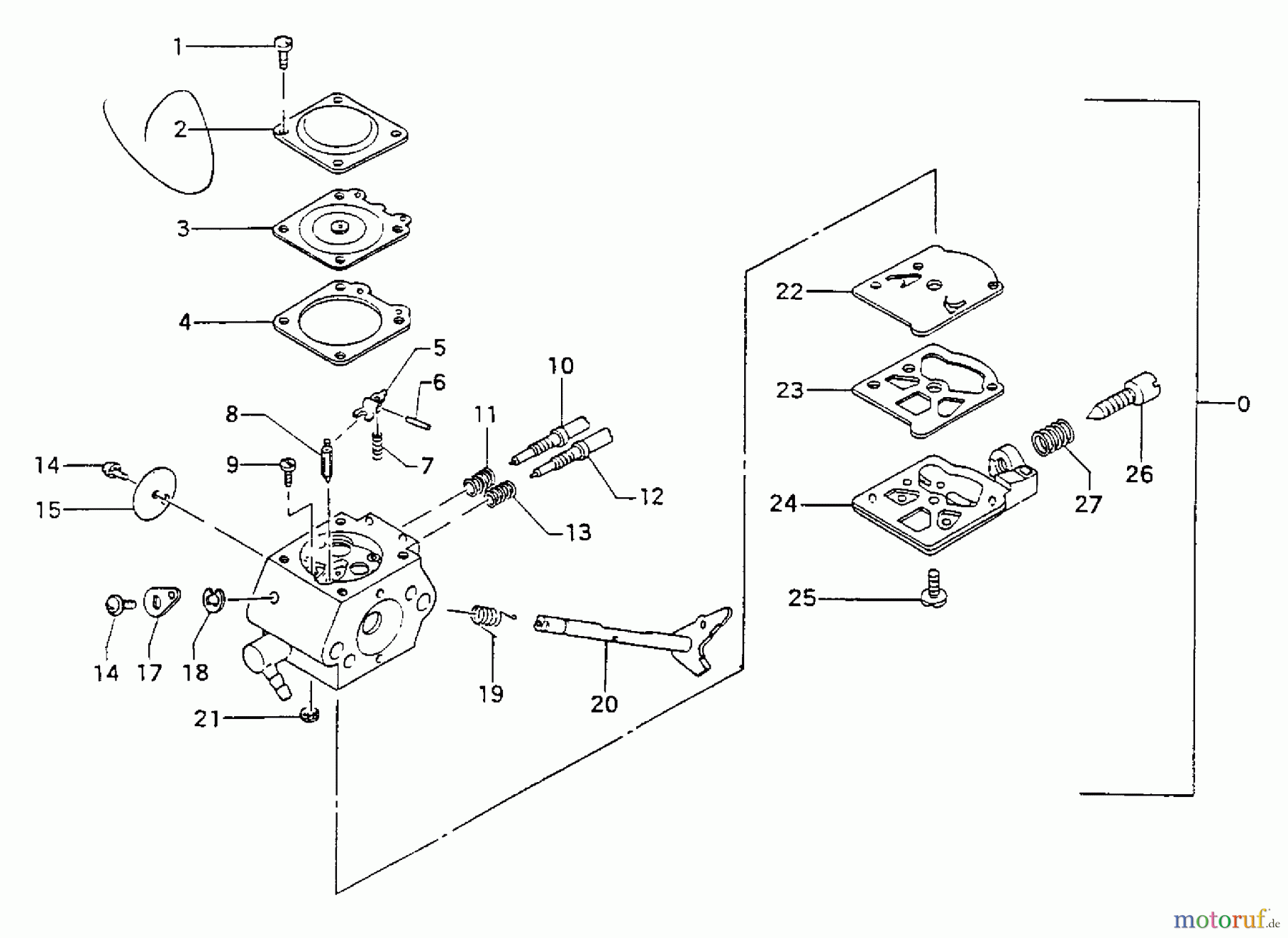  Tanaka Motorsägen ECS-4000B - Tanaka Chainsaw Carburetor