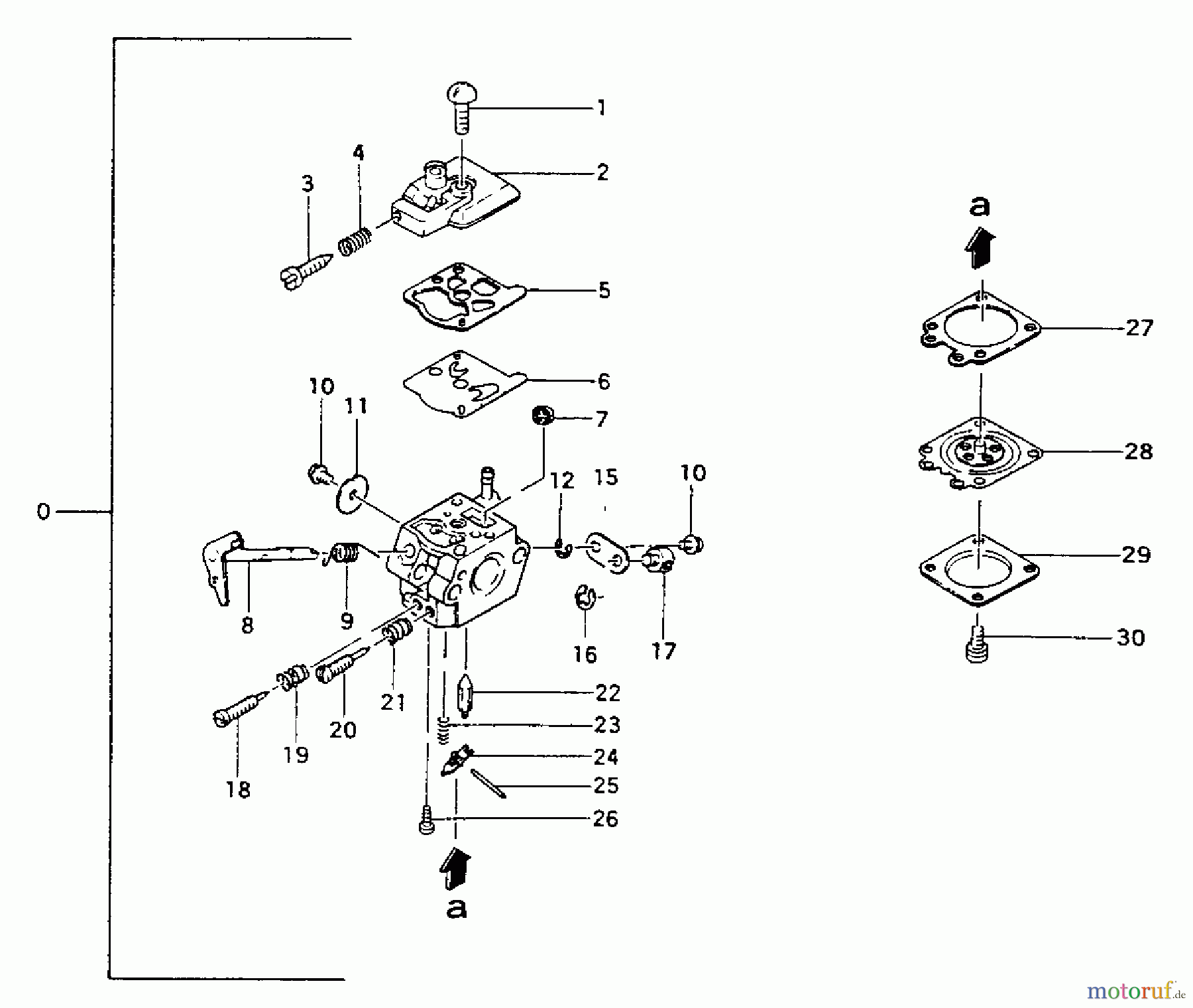  Tanaka Erdbohrer TED-260 - Tanaka Engine Drill Carburetor