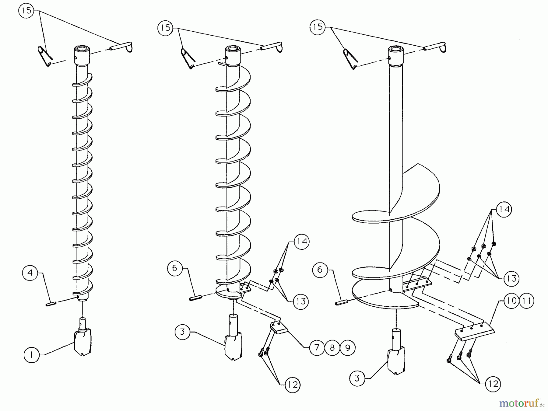  Tanaka Erdbohrer TIA-302 - Tanaka Power Auger Earth Bits 2