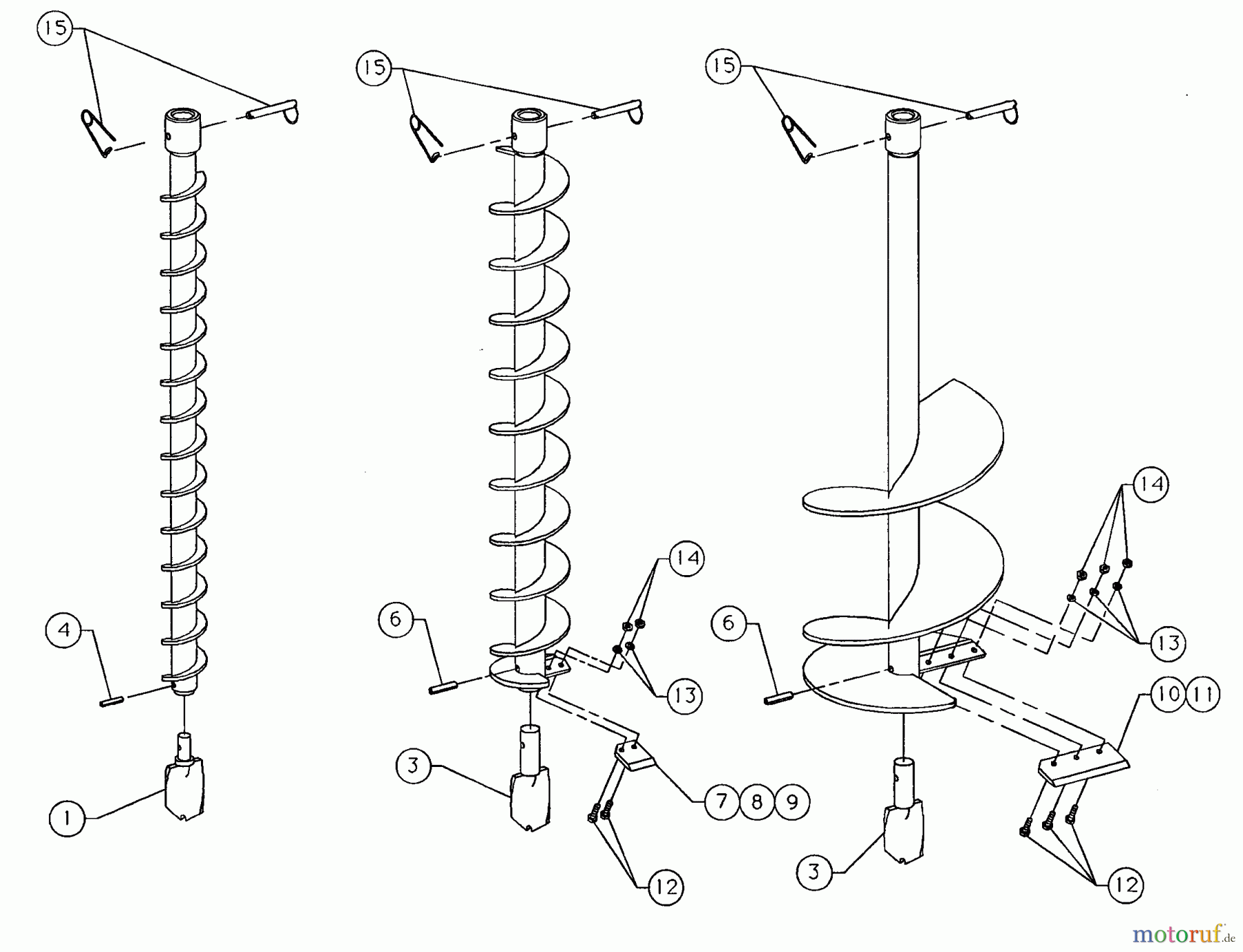  Tanaka Erdbohrer TIA-340 - Tanaka Power Auger Earth Bits 2