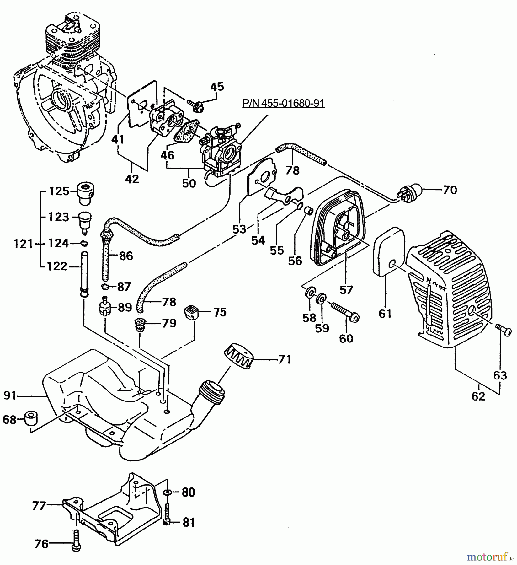  Tanaka Kantenschneider TPE-270PN - Tanaka Portable Edger Fuel Tank, Fuel System, Air Cleaner