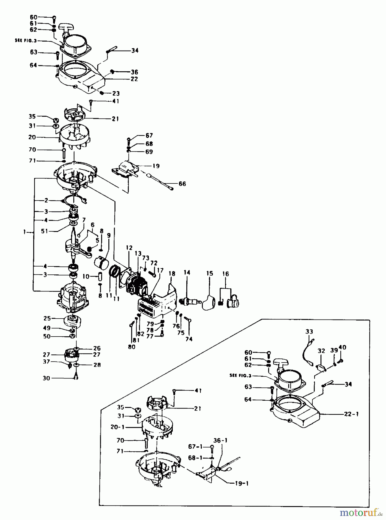  Tanaka Heckenscheeren THT-200 - Tanaka Hedge Trimmer Engine