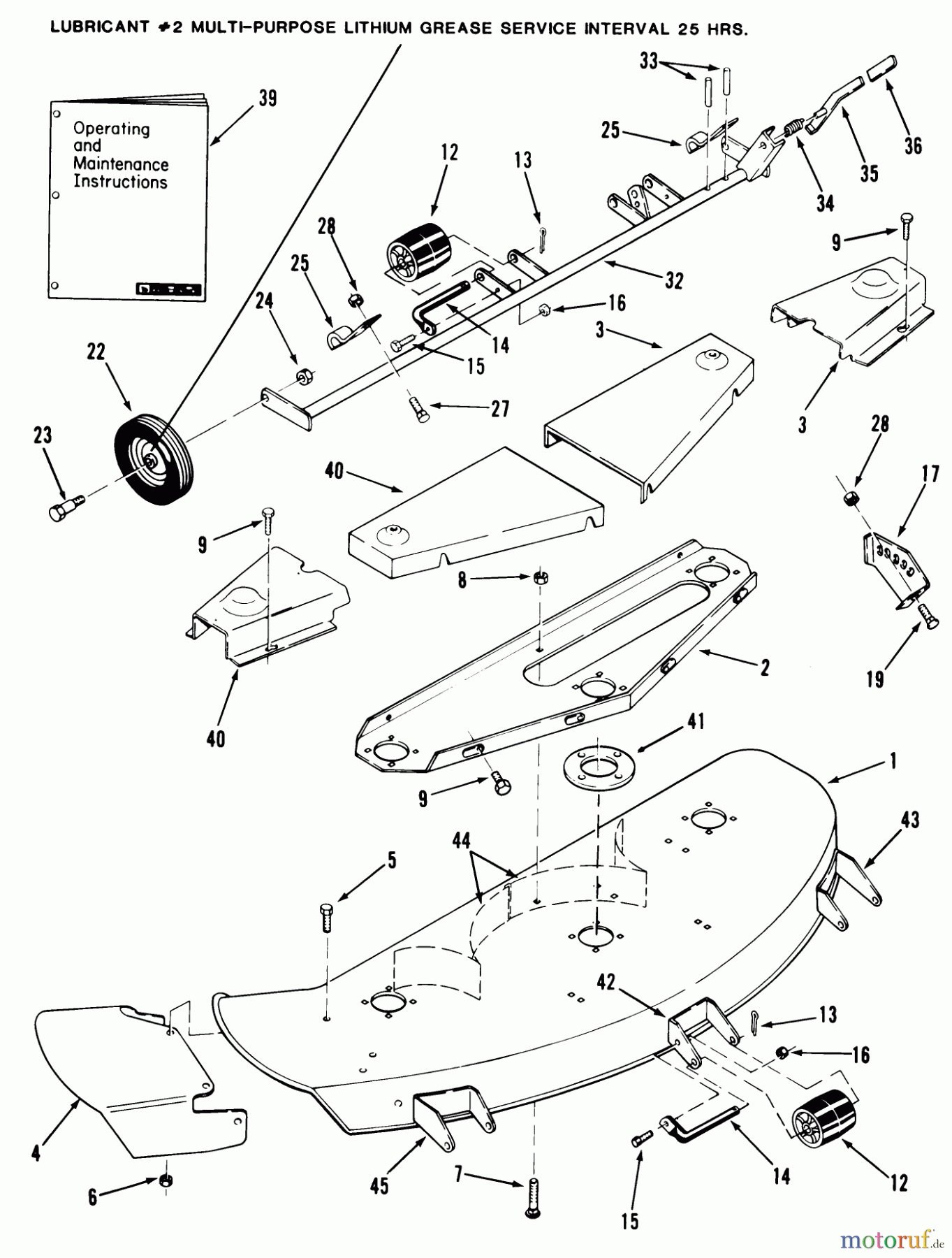  Toro Neu Mowers, Deck Assembly Only 15-42RC01 - Toro 42