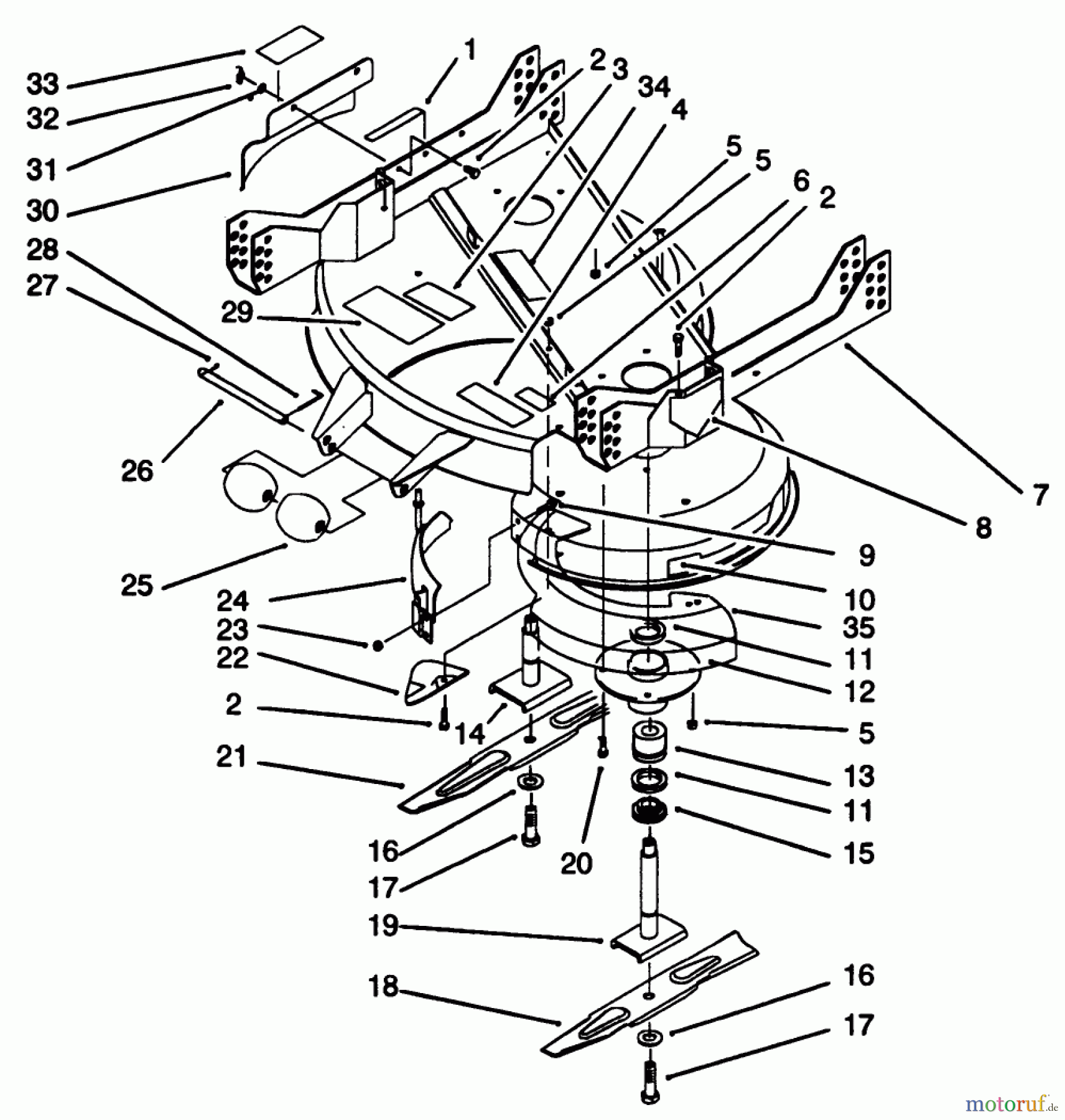  Toro Neu Mowers, Deck Assembly Only 30137 - Toro 37