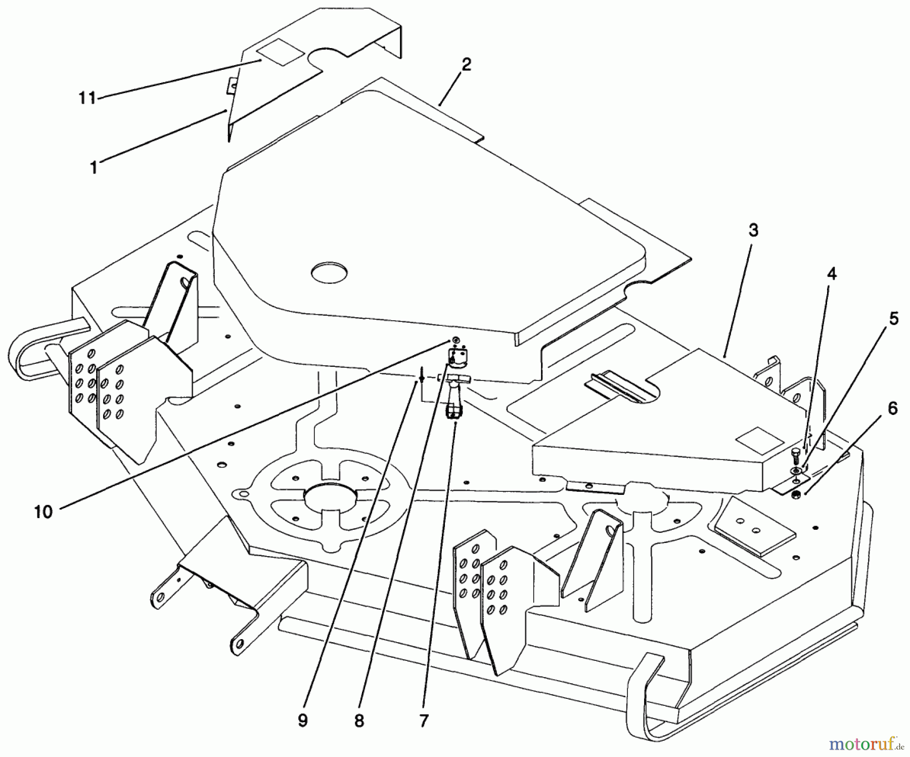  Toro Neu Mowers, Deck Assembly Only 30148 - Toro 48