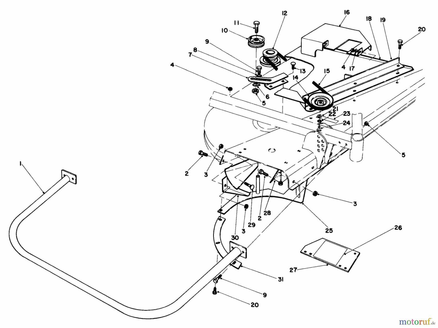  Toro Neu Mowers, Deck Assembly Only 30562 (200) - Toro 62