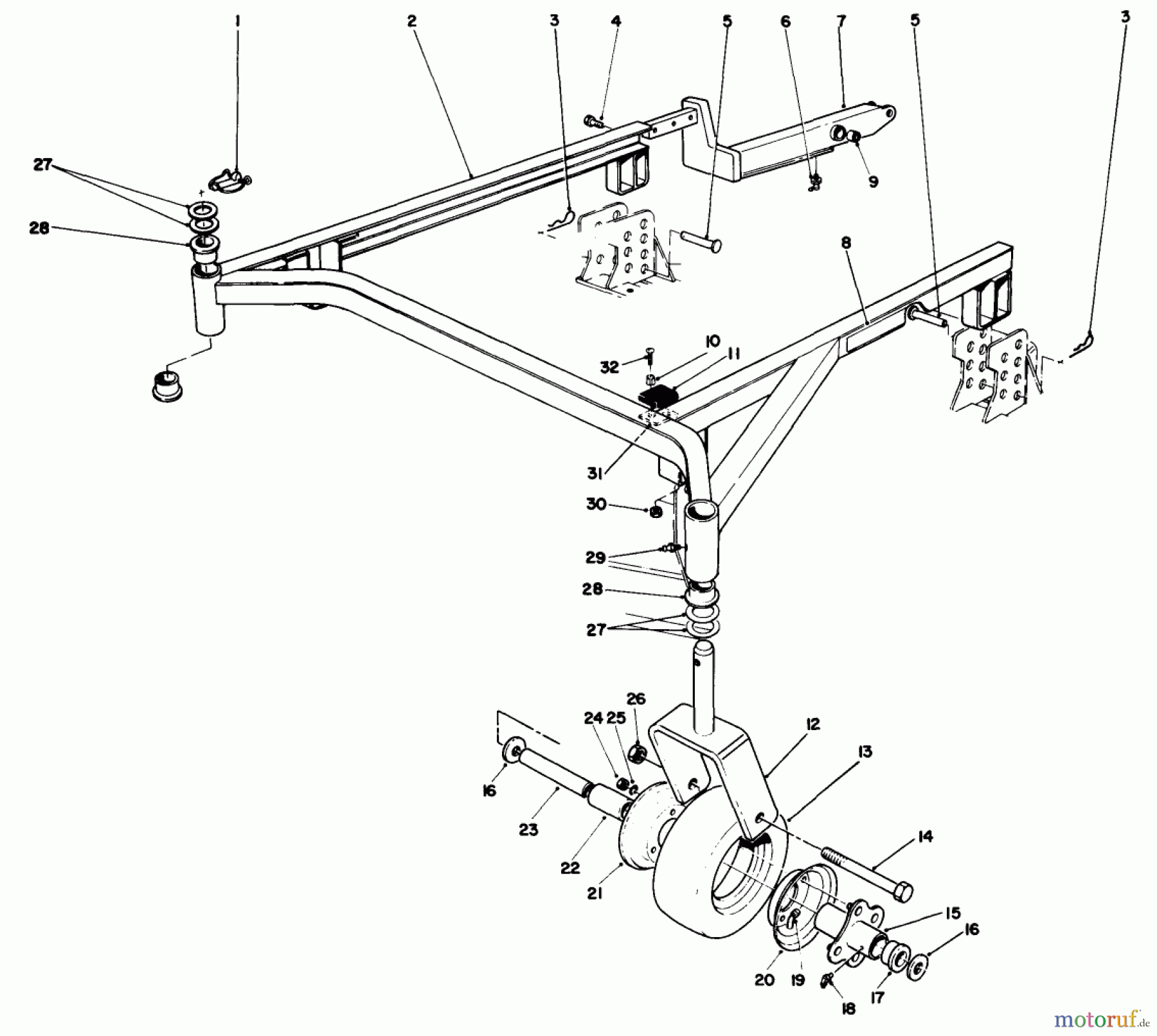  Toro Neu Mowers, Deck Assembly Only 30555 (200) - Toro 52