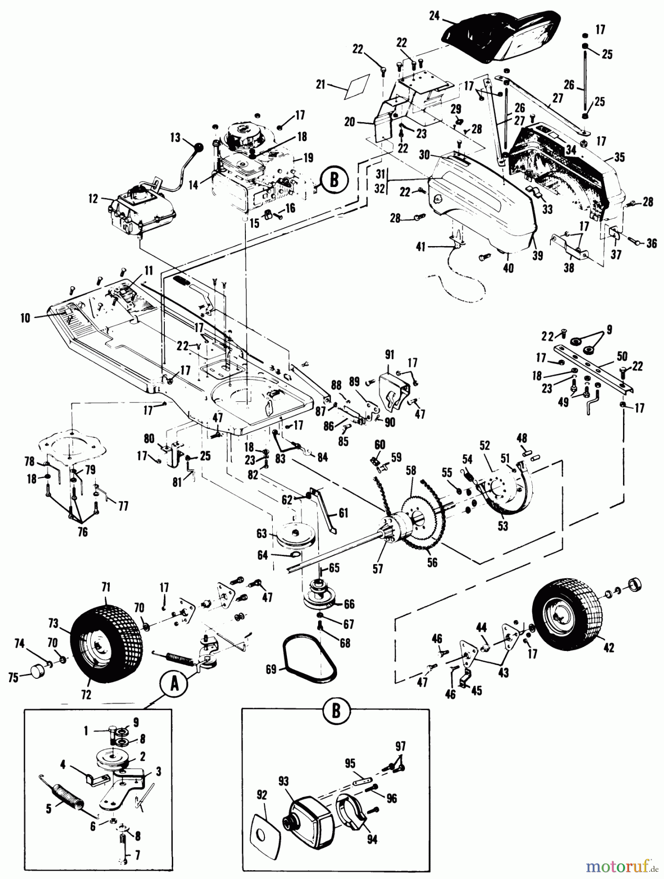  Toro Neu Mowers, Deck Assembly Only 65-26MS01 - Toro 26