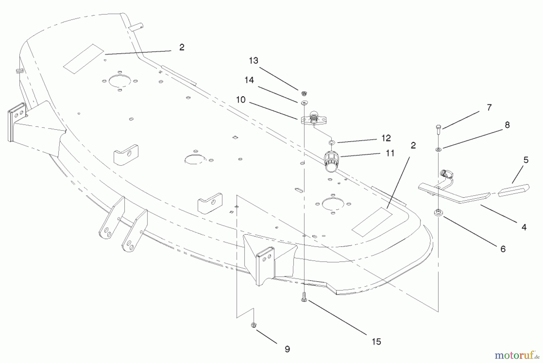  Toro Neu Mowers, Deck Assembly Only 78261 - Toro 48