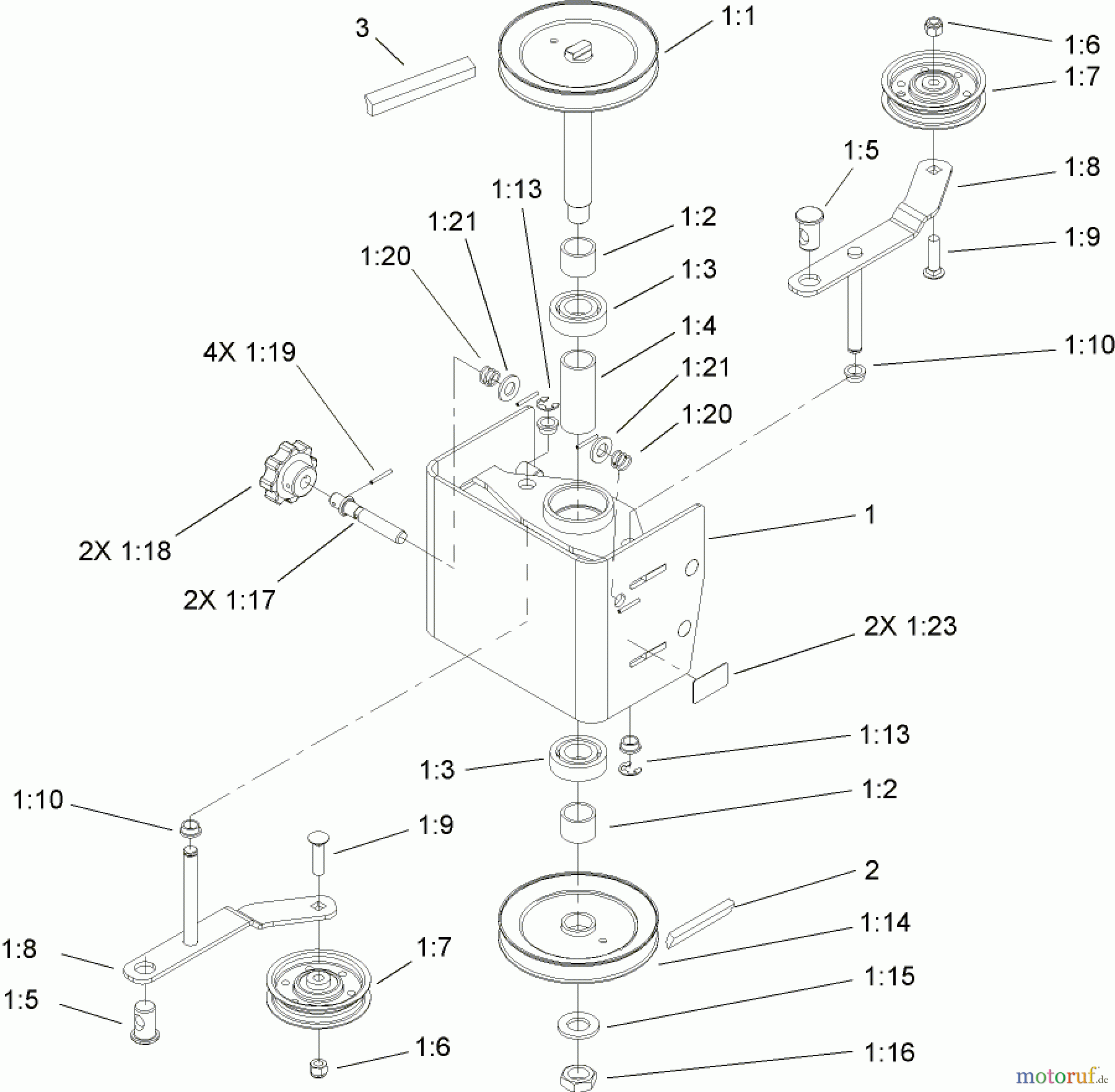  Toro Neu Mowers, Deck Assembly Only 78291 - Toro 42