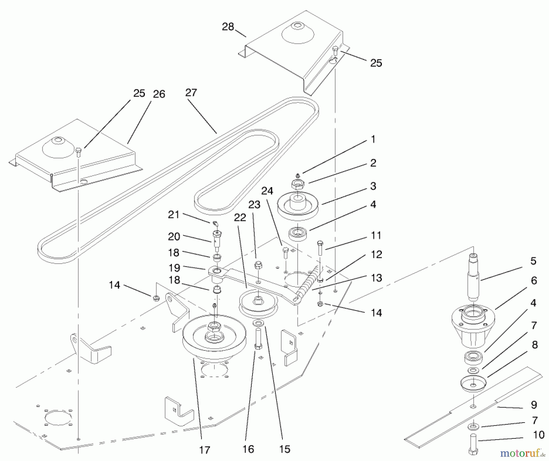  Toro Neu Mowers, Deck Assembly Only 78469 - Toro 60