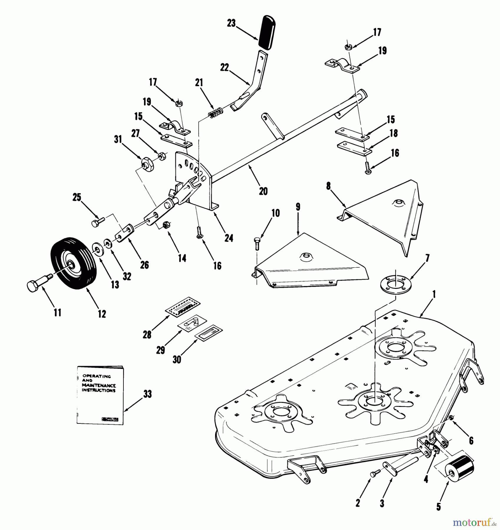  Toro Neu Mowers, Deck Assembly Only 95-42MR02 - Toro 42