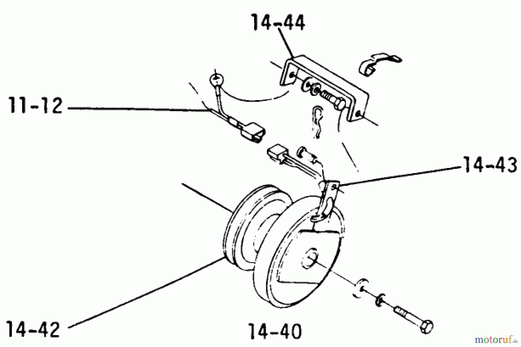  Toro Neu Mowers, Lawn & Garden Tractor Seite 1 1-0450 (800) - Toro 800 Automatic Tractor, 1971 ELECTRIC P.T.O. CLUTCH