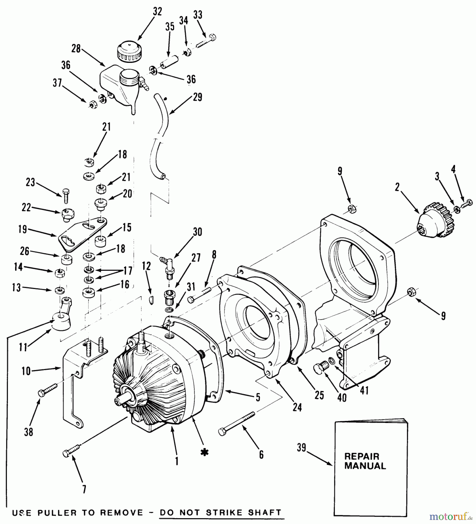  Toro Neu Mowers, Lawn & Garden Tractor Seite 1 31-17K801 (417-8) - Toro 417-8 Garden Tractor, 1985 AUTOMATIC TRANSMISSION-300 SERIES