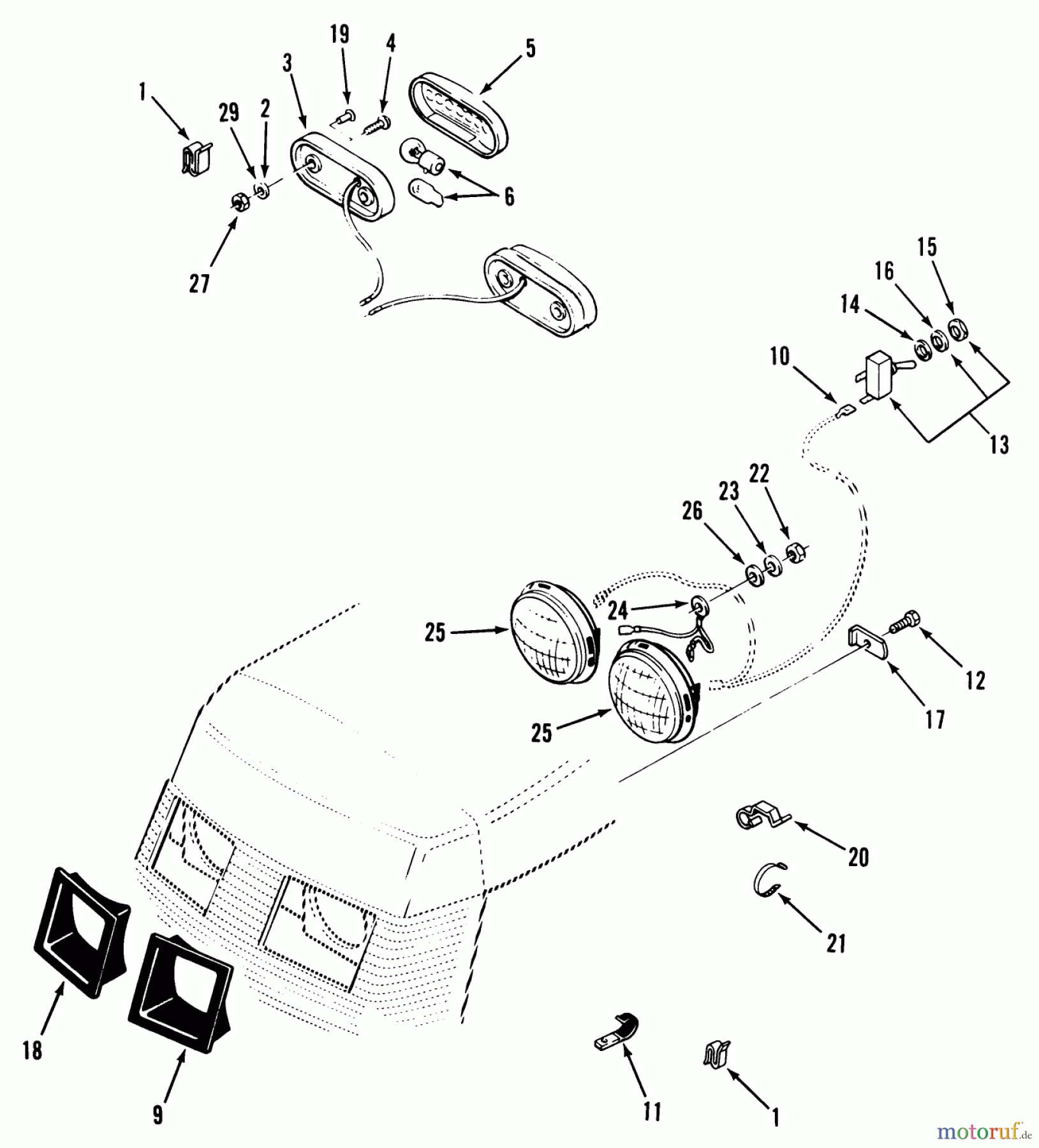  Toro Neu Mowers, Lawn & Garden Tractor Seite 1 31-12KE01 (312-H) - Toro 312-H Garden Tractor, 1990 ELECTRICAL SYSTEM #3