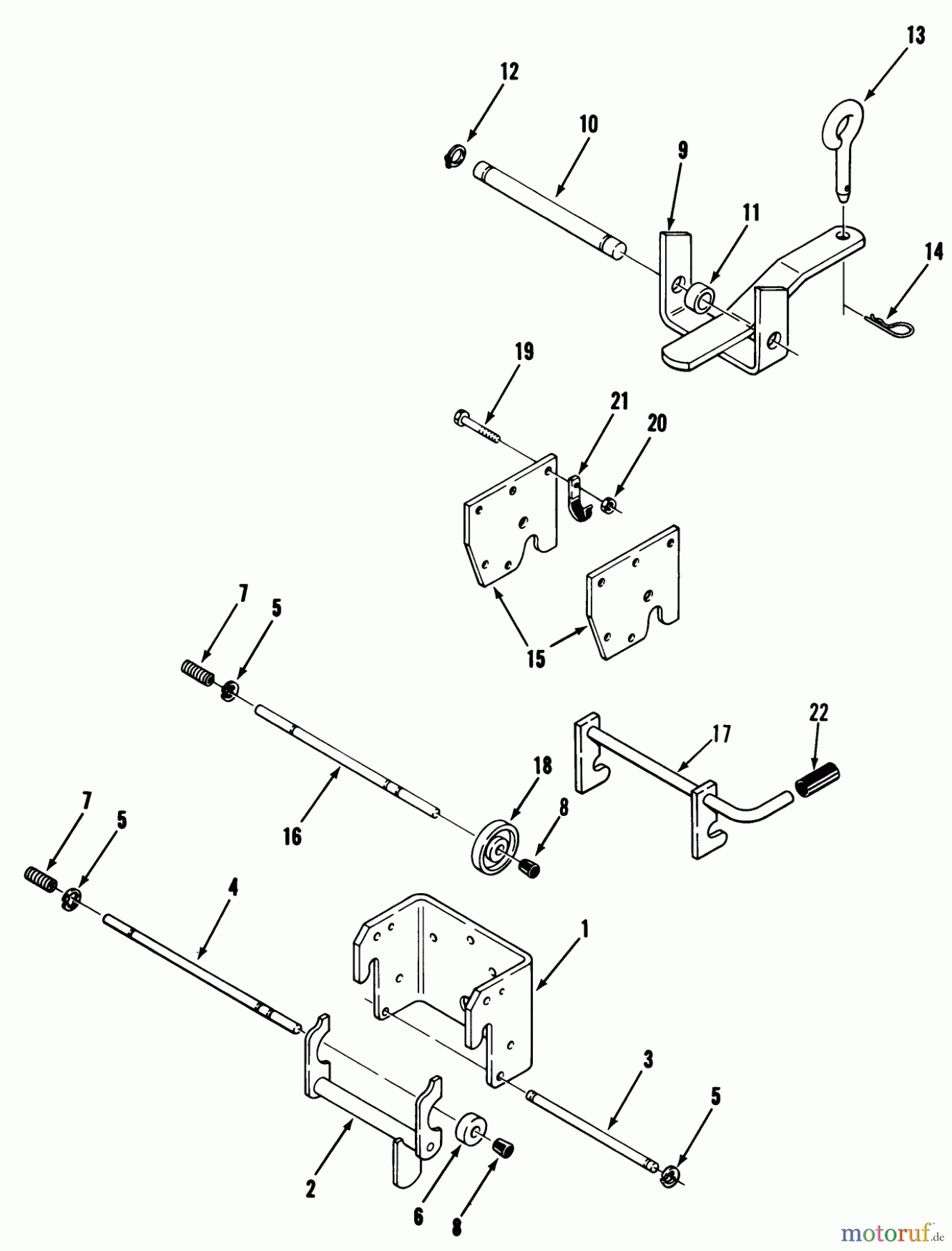  Toro Neu Mowers, Lawn & Garden Tractor Seite 1 41-20OE02 (520-H) - Toro 520-H Garden Tractor, 1991 (1000001-1999999) HITCHES