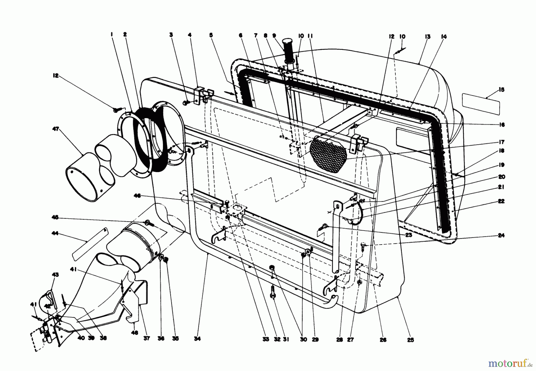  Toro Neu Mowers, Lawn & Garden Tractor Seite 1 57300 (8-32) - Toro 8-32 Front Engine Rider, 1979 (9000001-9999999) EASY-EMPTY GRASS CATCHER MODEL 59111 #1