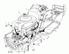 Toro 57300 (8-32) - 8-32 Front Engine Rider, 1984 (4000001-4999999) Pièces détachées ENGINE ASSEMBLY MODEL 57300