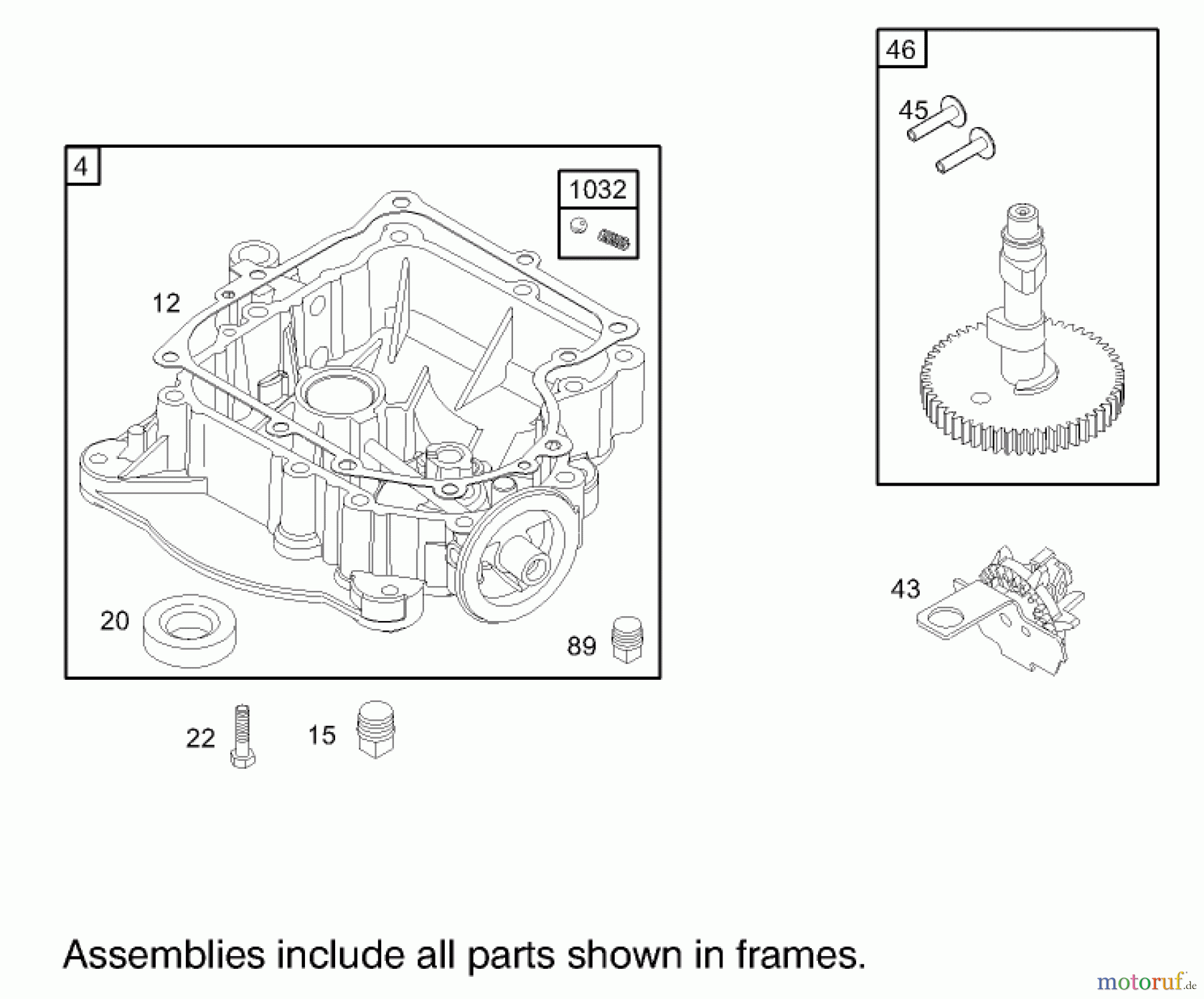  Toro Neu Mowers, Lawn & Garden Tractor Seite 1 71233 (17-44HXL) - Toro 17-44HXL Indy Special Edition Lawn Tractor, 2003 (230000001-230999999) CRANKCASE ASSEMBLY BRIGGS AND STRATTON MODEL 31F777-0123-E1