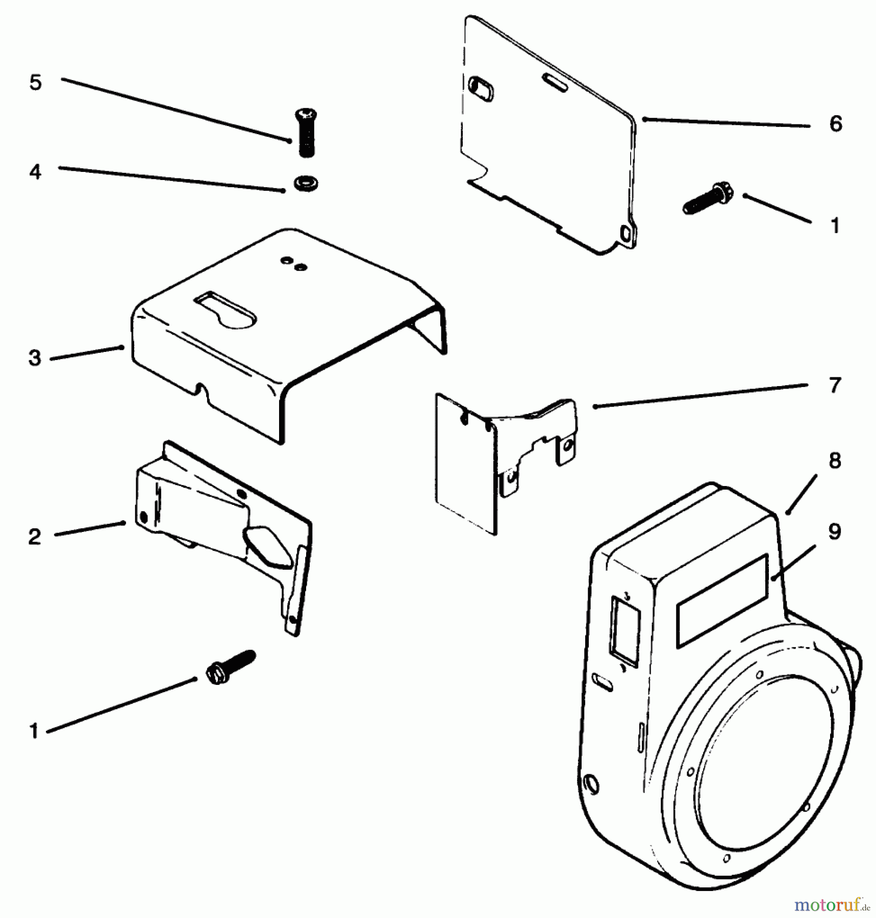  Toro Neu Mowers, Lawn & Garden Tractor Seite 1 73363 (312-8) - Toro 312-8 Garden Tractor, 1996 (6900001-6999999) BAFFLES AND SHROUDS