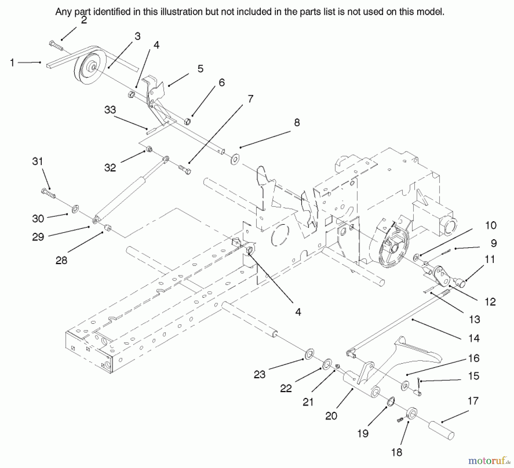  Toro Neu Mowers, Lawn & Garden Tractor Seite 1 73448 (314-8) - Toro 314-8 Garden Tractor, 1998 (8900001-8900499) CLUTCH