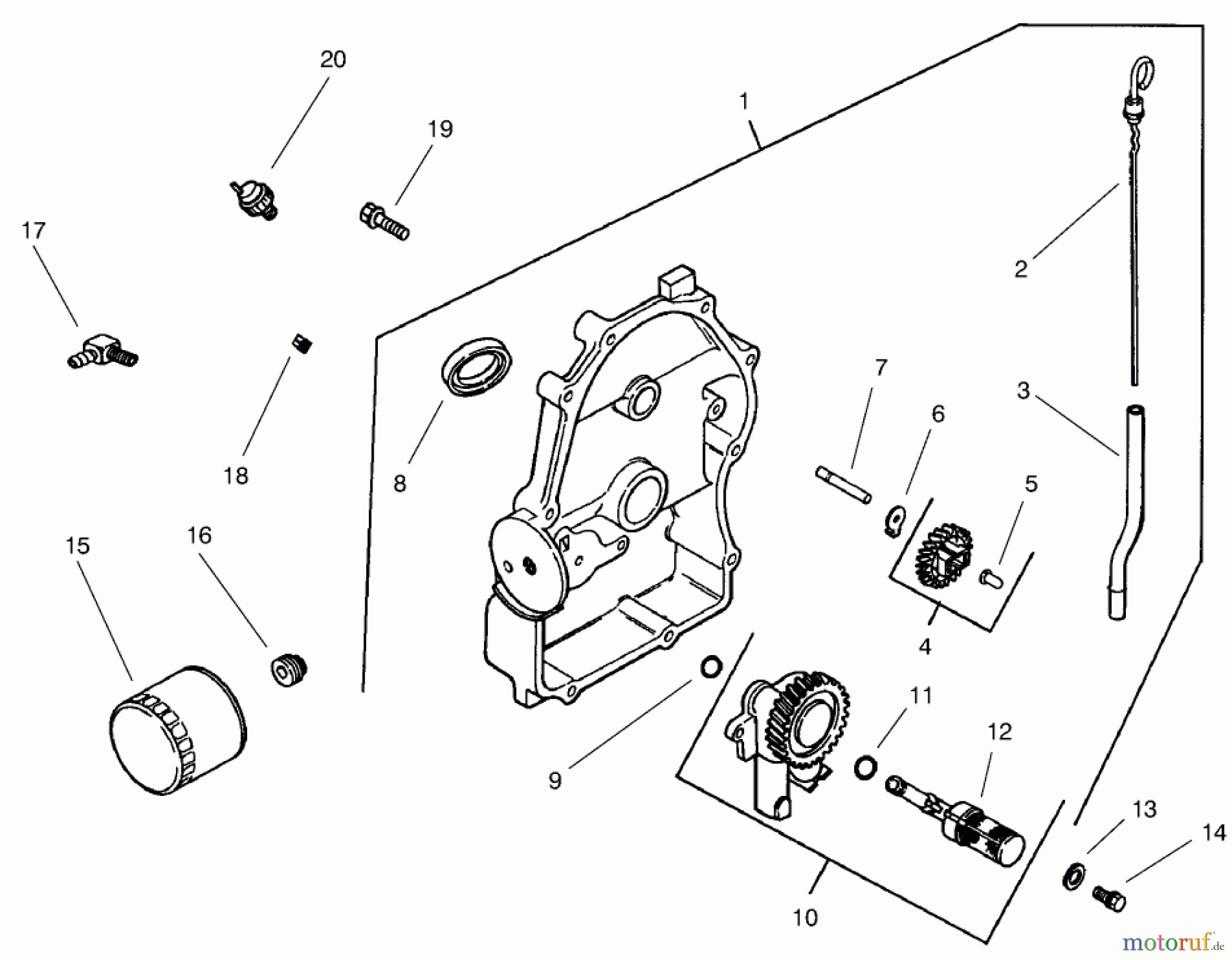  Toro Neu Mowers, Lawn & Garden Tractor Seite 1 73471 (518xi) - Toro 518xi Garden Tractor, 1999 (9900001-9999999) GROUP 3-OIL PAN LUBRICATION (MODEL 73471 ONLY)