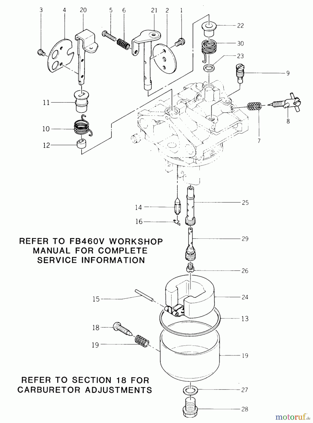  Toro Neu Mowers, Lawn & Garden Tractor Seite 2 E2-12K502 (212-5) - Toro 212-5 Tractor, 1989 CARBURETOR