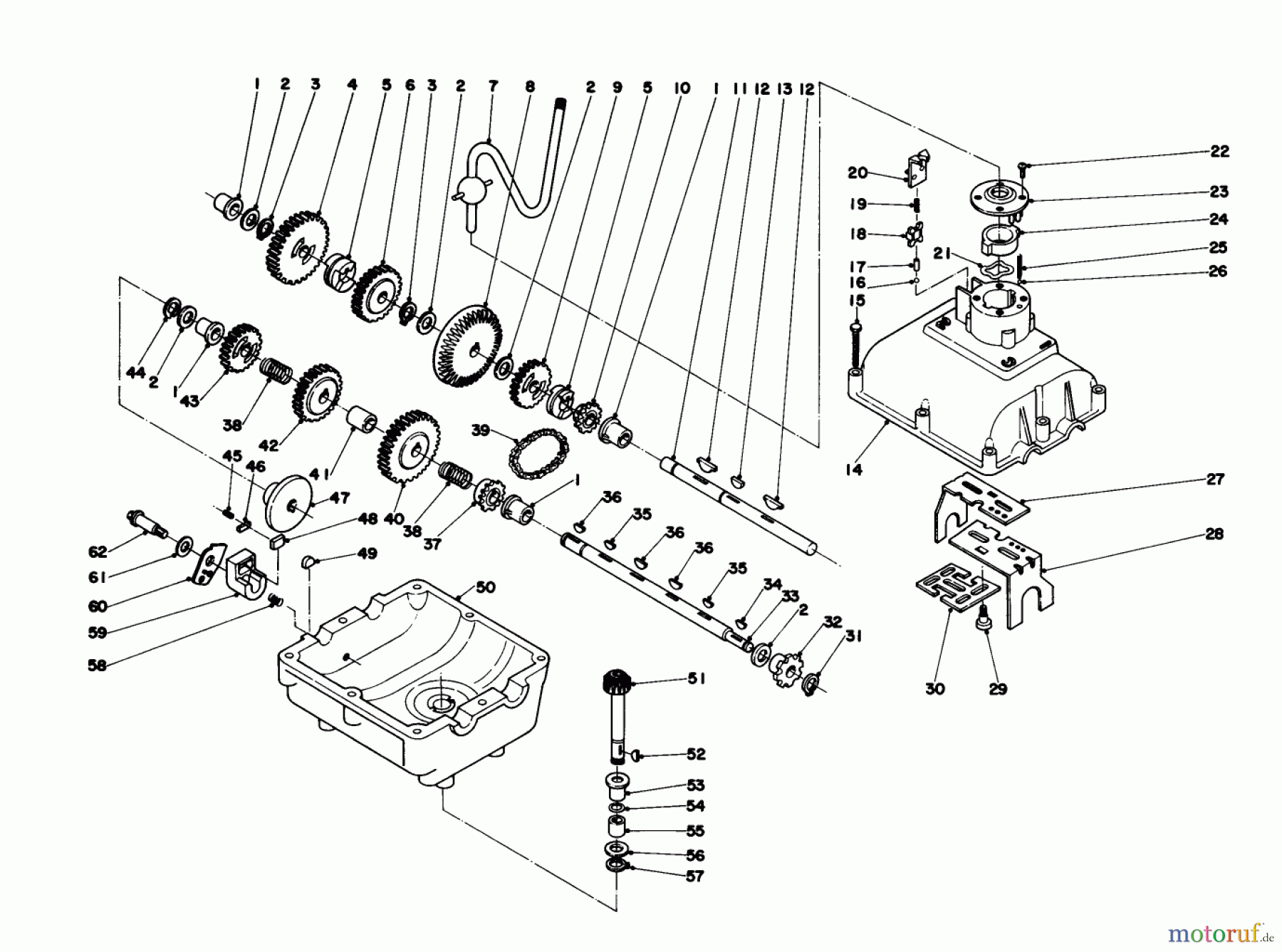  Toro Neu Mowers, Rear-Engine Rider 56006 - Toro 25