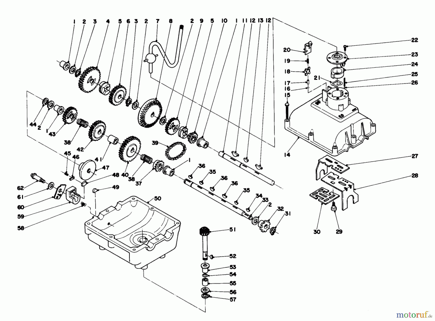  Toro Neu Mowers, Rear-Engine Rider 56006 - Toro 25