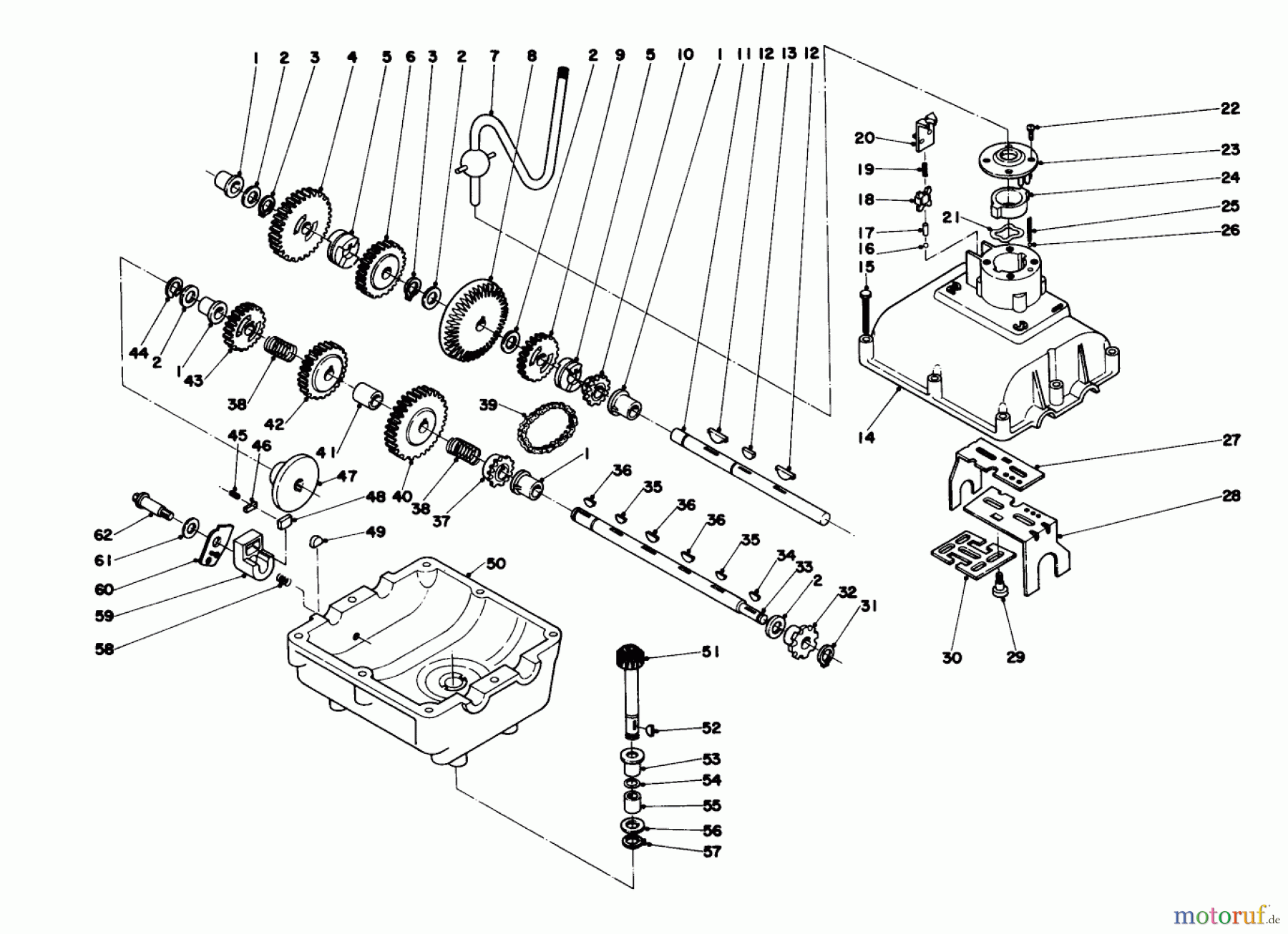  Toro Neu Mowers, Rear-Engine Rider 56036 - Toro 25