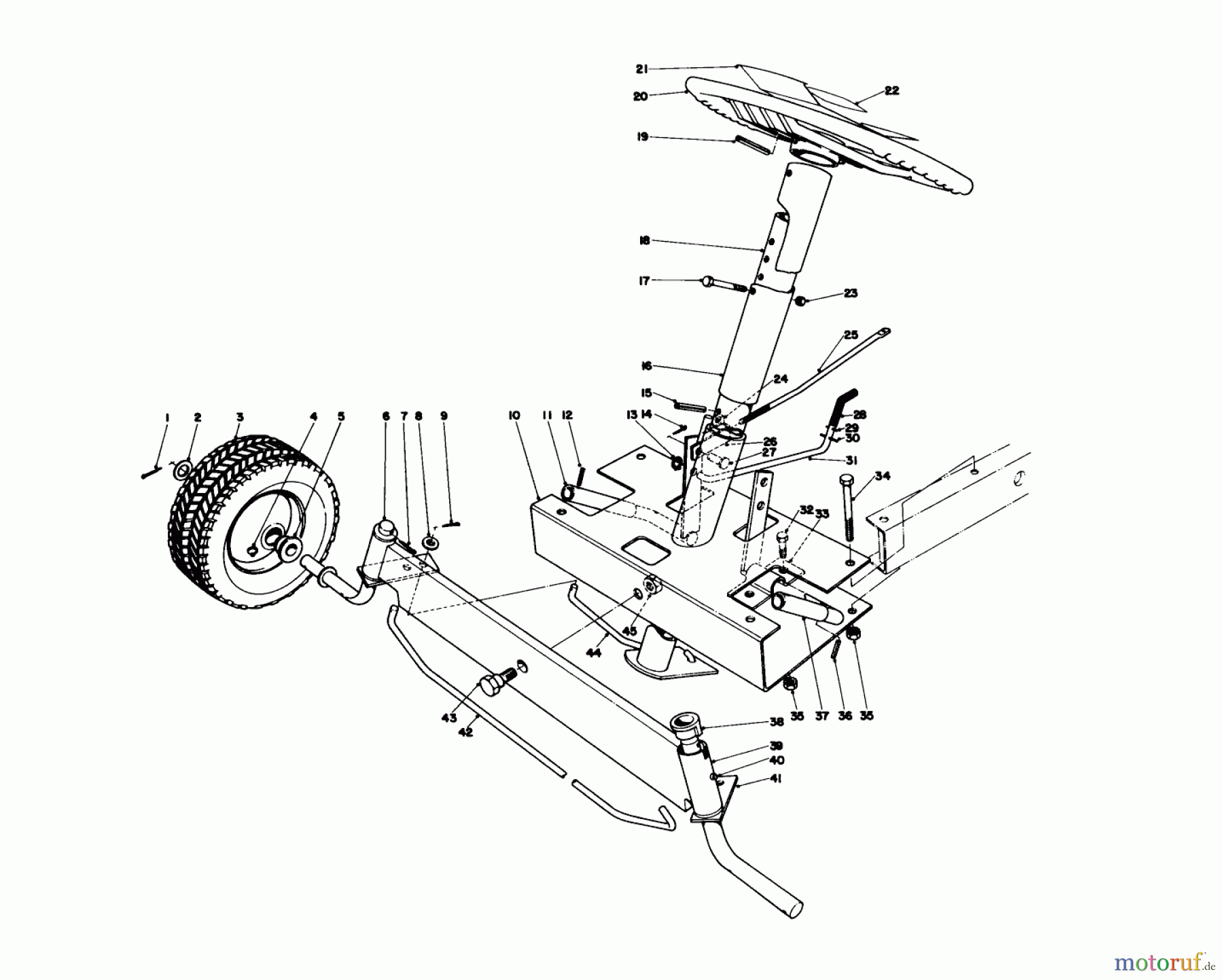  Toro Neu Mowers, Rear-Engine Rider 56525 - Toro 25