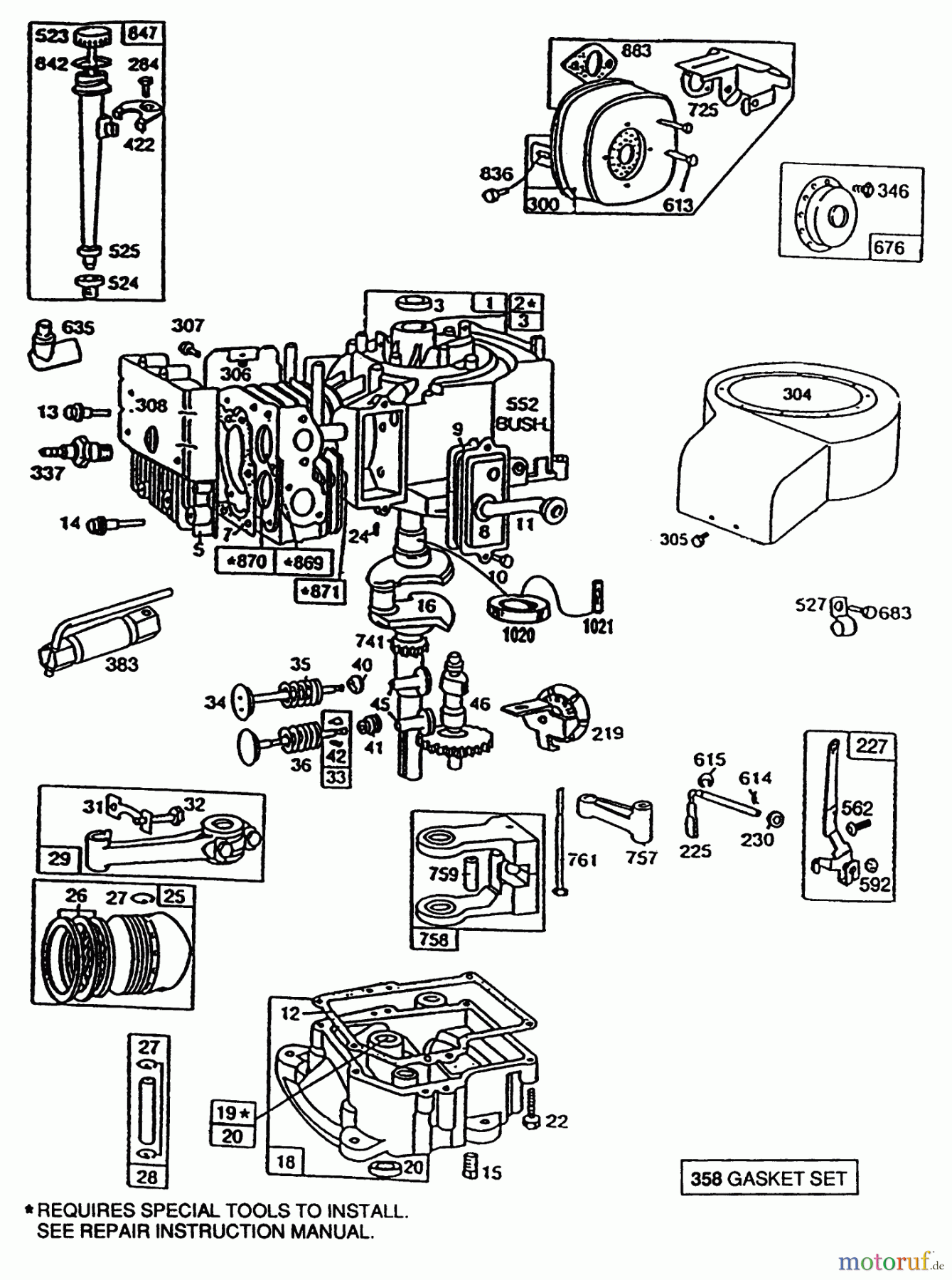  Toro Neu Mowers, Rear-Engine Rider 70140 (12-32) - Toro 12-32 Rear Engine Rider, 1993 (3900001-3999999) BRIGGS & STRATTON MODEL NO. 191707-0121-01 #1