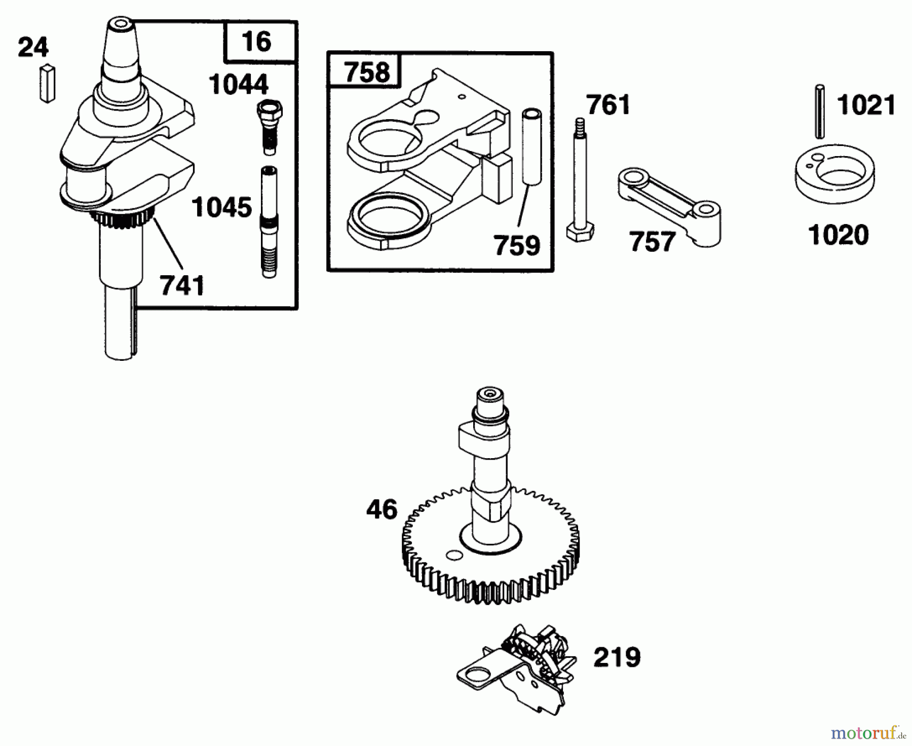  Toro Neu Mowers, Rear-Engine Rider 70131 (13-32) - Toro 13-32 Rear Engine Rider, 1997 (7900001-7999999) ENGINE BRIGGS & STRATTON MODEL 28M707-0127-01 #2