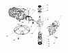 Toro 16785 - Lawnmower, 1986 (6000001-6999999) Pièces détachées CRANKSHAFT ASSEMBLY ENGINE 47PE4 (USED ON UNITS WITH SERIAL NO. 6000101-6004101) ENGINE 47PF5 (USED ON UNITS WITH SERIAL NO. 600