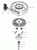 Toro 20013 - 22" Recycler Lawnmower, 2002 (220300001-220999999) Pièces détachées RECOIL STARTER ASSEMBLY NO. 590702 (OPTIONAL) TECUMSEH MODEL LEV120361560B